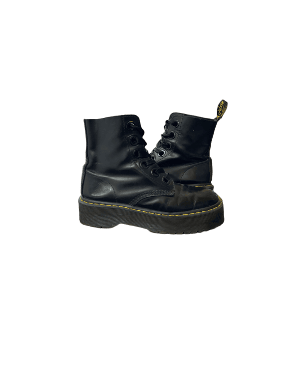 DR MARTENS ΜΠΟΤΕΣ PLATFORM CLASSIC ΜΑΥΡΟ UNISEX PRE OWNED EU 43