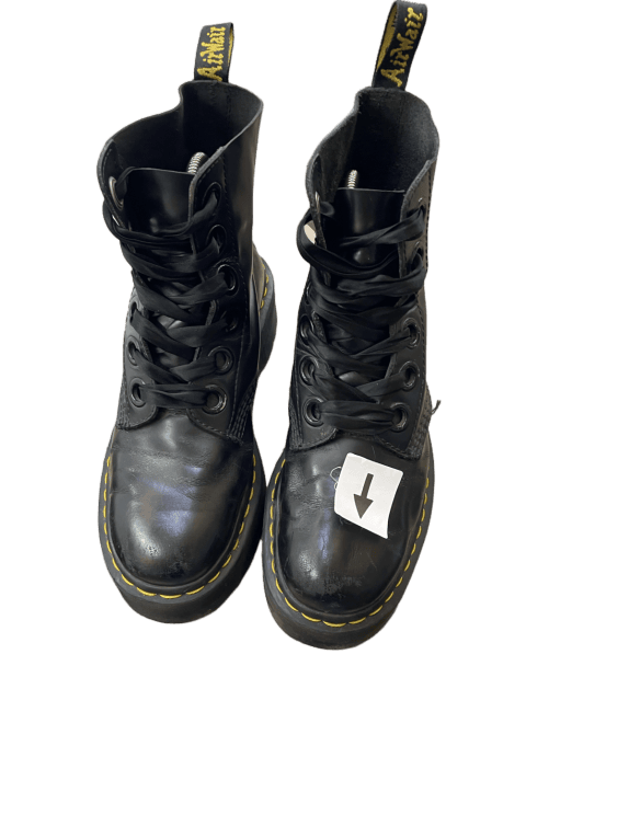 DR MARTENS ΜΠΟΤΕΣ PLATFORM CLASSIC ΜΑΥΡΟ UNISEX PRE OWNED EU 43