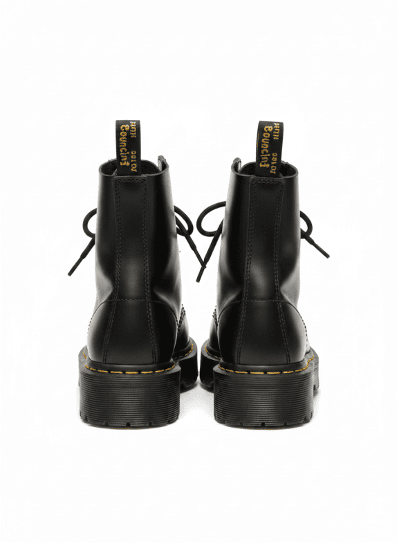 DR MARTENS ΜΠΟΤΕΣ PLATFORM CLASSIC ΜΑΥΡΟ UNISEX PRE OWNED EU 43