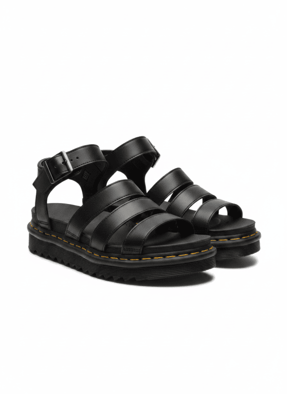 DR MARTENS SANDALS PLATFORM BLACK ΓΥΝΑΙΚΕΙΟ PRE OWNED 39