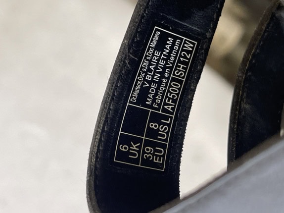 DR MARTENS SANDALS PLATFORM BLACK ΓΥΝΑΙΚΕΙΟ PRE OWNED 39