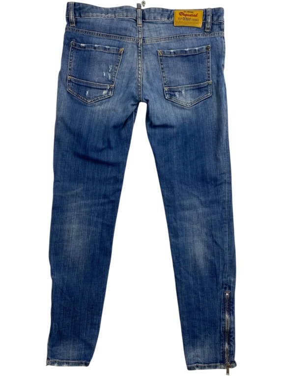 DSQUARED2 JEANS WASHED BLUE ΑΝΤΡΙΚΟ PRE OWNED S