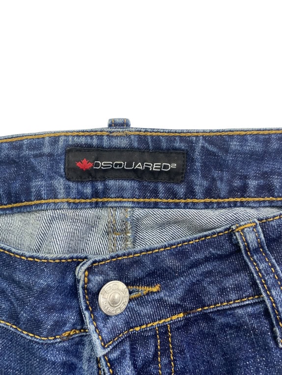 Dsquared2 Παντελόνι Jean Distressed Slim Μπλε Γυναικείο S