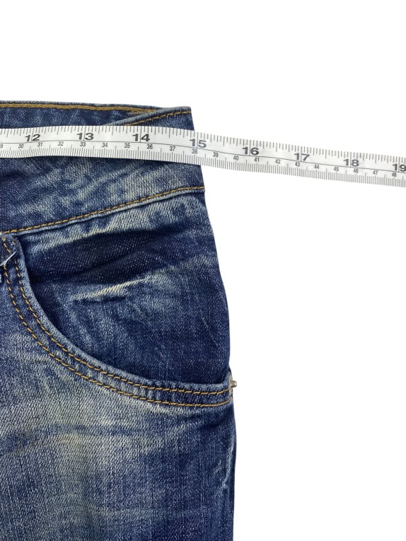 Dsquared2 Παντελόνι Jean Distressed Slim Μπλε Γυναικείο S