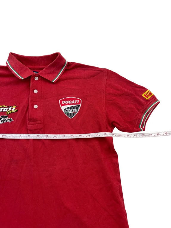 DUCATI POLO SHIRT RACING RED ΑΝΤΡΙΚΟ PRE OWNED