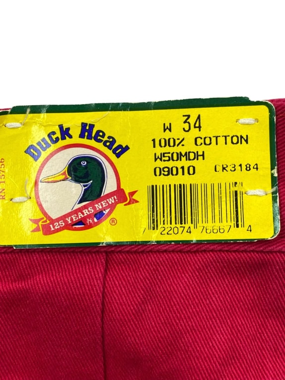 DUCK HEAD ΣΟΡΤΣ 90s LOGO ΚΟΚΚΙΝΟ UNISEX W34 M