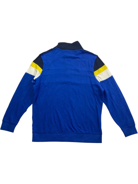 DUNMORE Half-Zip Sweatshirt Casual Logo Blue Men’s XL