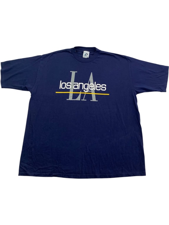 DYNASTY T-SHIRT LOS ANGELES LOGO OVERSIZED ΜΠΛΕ UNISEX XXL