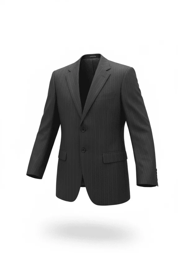 Eddie Bauer Σακάκι Blazer Pinstripe Γκρι Ανδρικό L