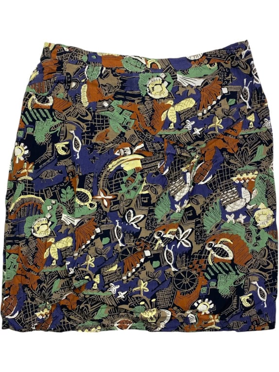 ELENA MIRO ΦΟΥΣΤΑ VINTAGE ABSTRACT MULTICOLOR ΓΥΝΑΙΚΕΙΑ L
