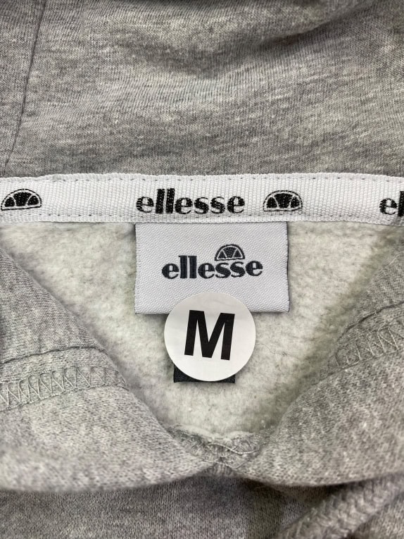 ELLESSE HOODIE WITH LOGO SPORT GREY MEN'S M