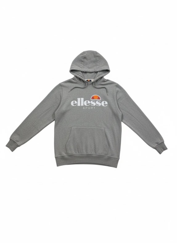 ELLESSE ΦΟΥΤΕΡ ΜΕ ΚΟΥΚΟΥΛΑ LOGO SPORT ΓΚΡΙ ΑΝΤΡΙΚΟ M