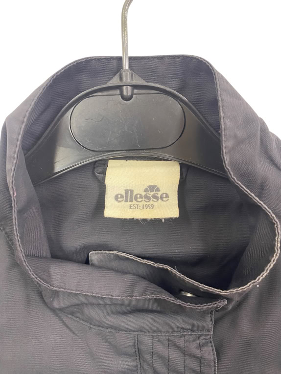 Ellesse Μπουφάν Jacket Casual Logo Μαύρο Γυναικείο M
