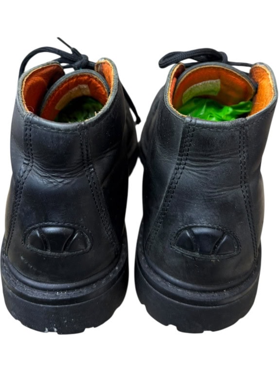 ELLESSE OUTDOOR LEATHER BOOTS VINTAGE EMBOSSED LOGO ΜΑΥΡΟ ΑΝΔΡΙΚΟ 41