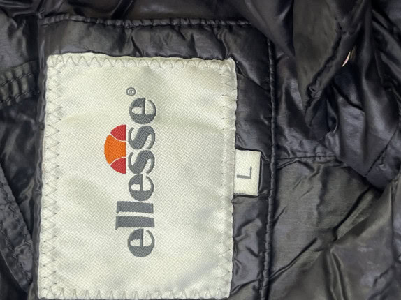 ELLESSE PUFFER ΜΠΟΥΦΑΝ MINIMAL ΜΑΥΡΟ ΓΥΝΑΙΚΕΙΟ PRE OWNED L