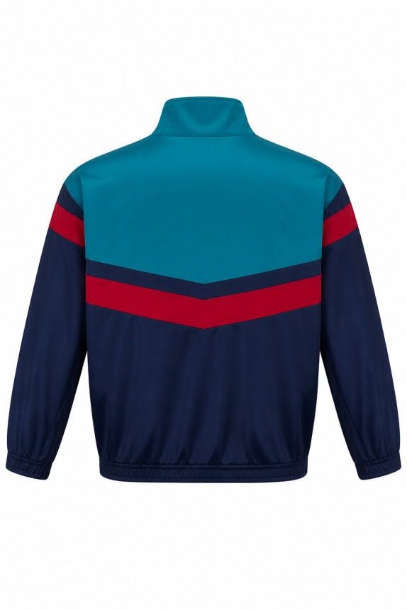 1990S ELLESSE TRACK JACKET RETRO PETROLIO UOMO PRE OWNED XL
