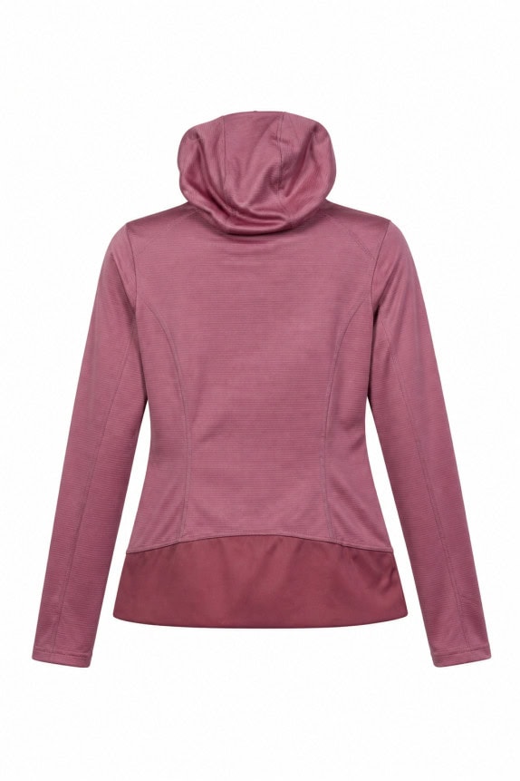 EMMEGI LEBRANT FELPA ZIP HOODIE MONOCOLORE ROSA DONNA PRE OWNED S