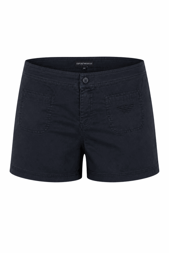 EMPORIO ARMANI BERMUDA SHORTS MINIMAL ΜΑΥΡΟ ΓΥΝΑΙΚΕΙΟ PRE OWNED M