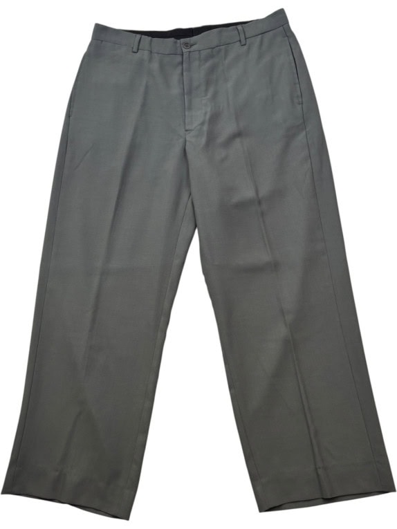 EMPORIO ARMANI TROUSERS CLEAN GREY MEN PRE OWNED L