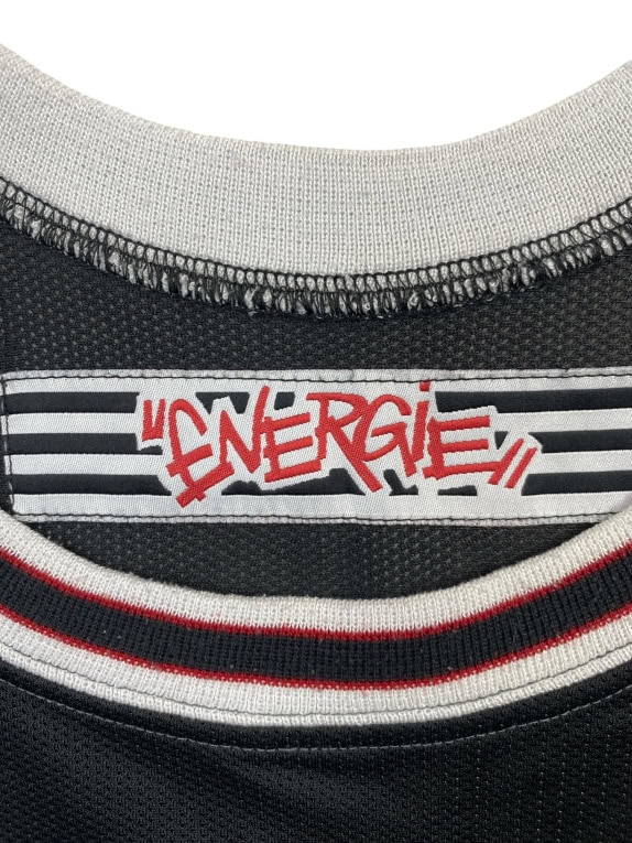 Energie canotta da basket nera con stampa 2XL
