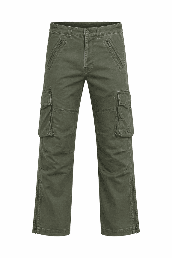 Y2K ENERGIE ΠΑΝΤΕΛΟΝΙ CARGO WORKWEAR OLIVE ΑΝΤΡΙΚΟ PRE OWNED S
