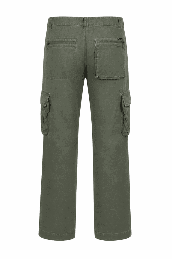 Y2K ENERGIE ΠΑΝΤΕΛΟΝΙ CARGO WORKWEAR OLIVE ΑΝΤΡΙΚΟ PRE OWNED S