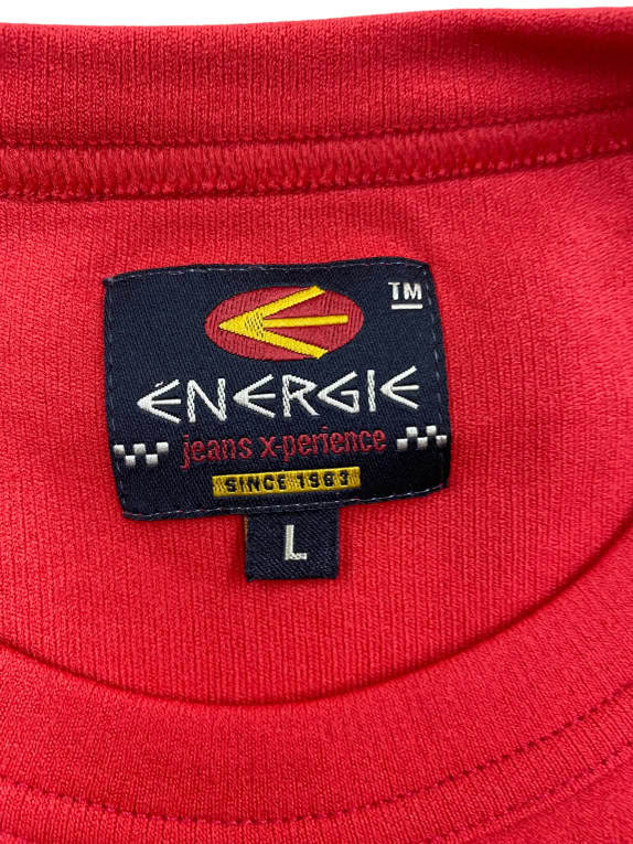 ENERGIE T-SHIRT LOGO RED MEN'S L