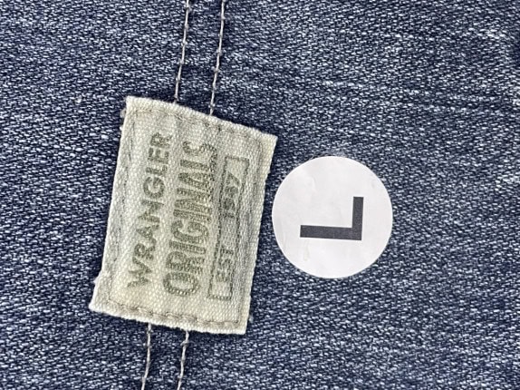 ENGINEERED GARMENTS CARPENTER SHORTS VINTAGE WASHED ΜΠΛΕ ΑΝΤΡΙΚΟ PRE OWNED L