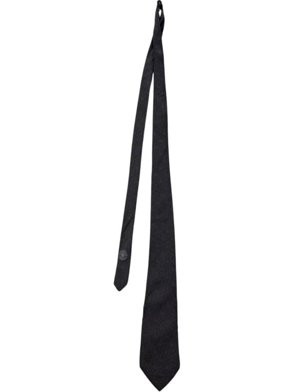 ERMENEGILDO ZEGNA ΓΡΑΒΑΤΑ ΚΛΑΣΙΚΗ CHARCOAL ΑΝΤΡΙΚΟ PRE OWNED