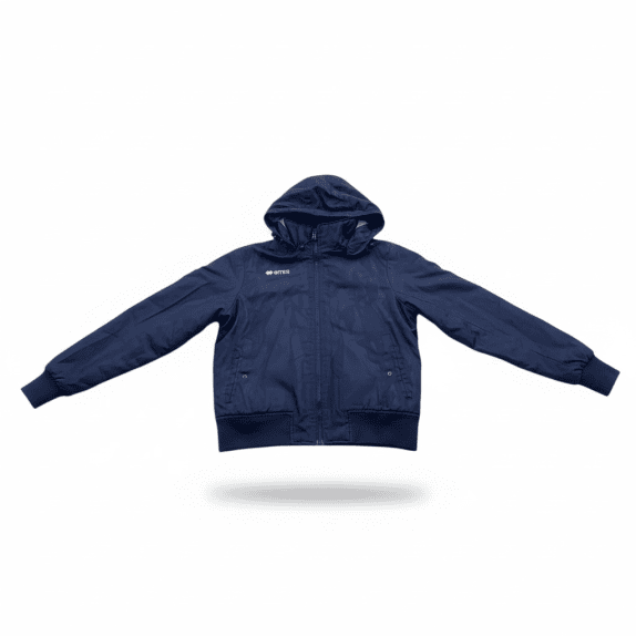 Erreà Hooded Jacket Casual Logo Μπλε Ανδρικό XS
