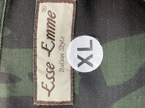 1990s VINTAGE UTILITY SHIRT GREEN CAMO MEN PRE OWNED XL