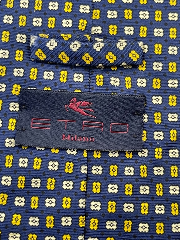 ETRO ΓΡΑΒΑΤΑ ΚΛΑΣΙΚΗ NAVY ΑΝΤΡΙΚΟ PRE OWNED