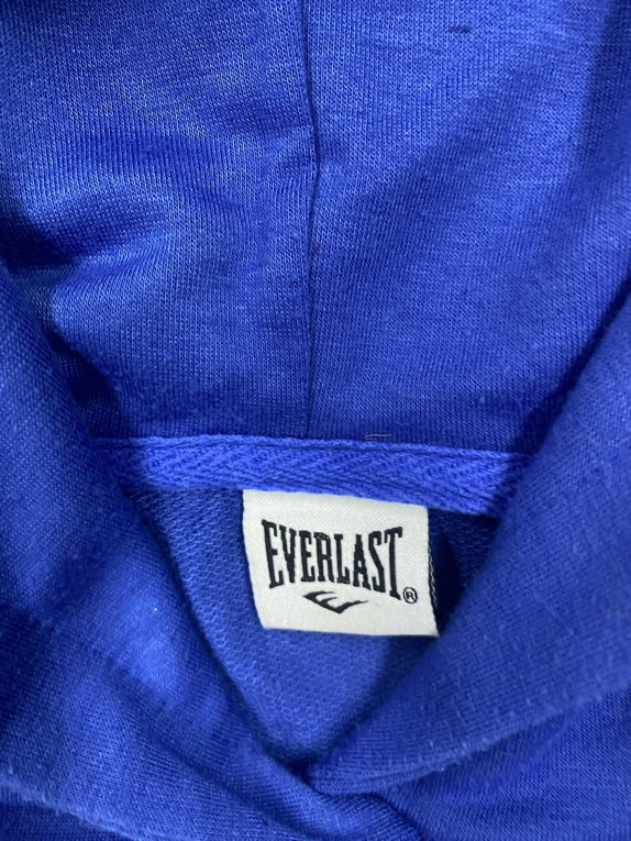 EVERLAST Vintage Logo Hoodie Blue Unisex