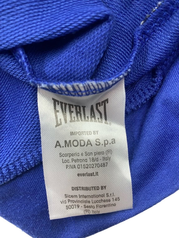 EVERLAST Vintage Logo Hoodie Blue Unisex