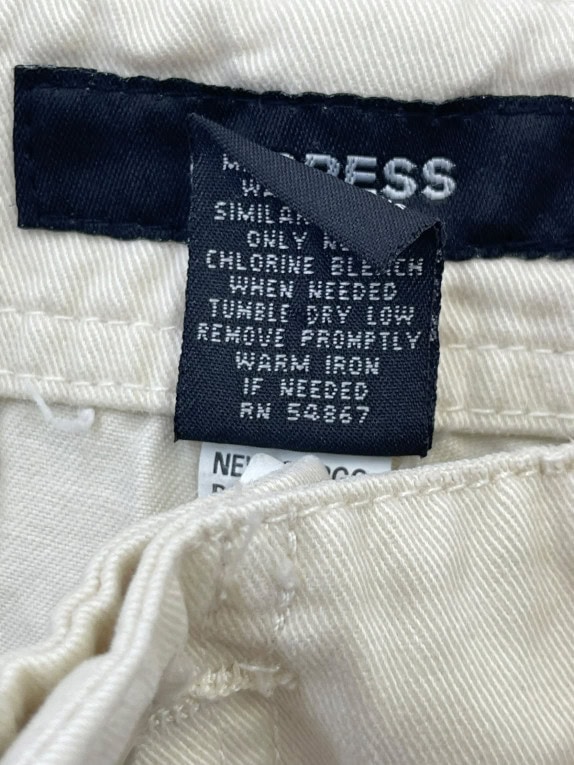 EXPRESS PANTALONI CARGO UTILITY CREMA UOMO PRE OWNED M