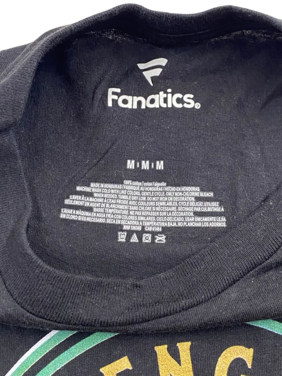 FANATICS MAGLIA A MANICHE LUNGHE NEW ENGLAND PATRIOTS LOGO NERA UNISEX M usata