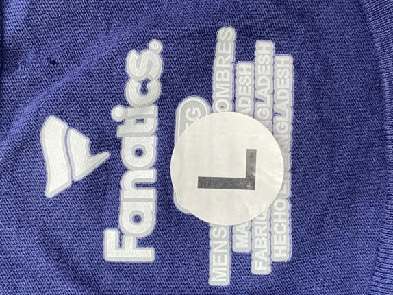 FANATICS TEE GRAPHIC NAVY UOMO PRE OWNED L