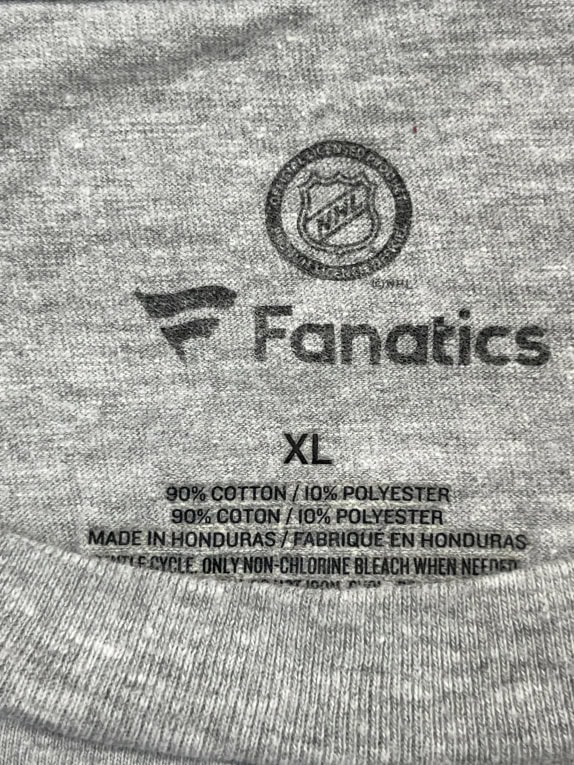 Fanatics Toronto Maple Leafs T-Shirt Logo Γκρι UNISEX XL