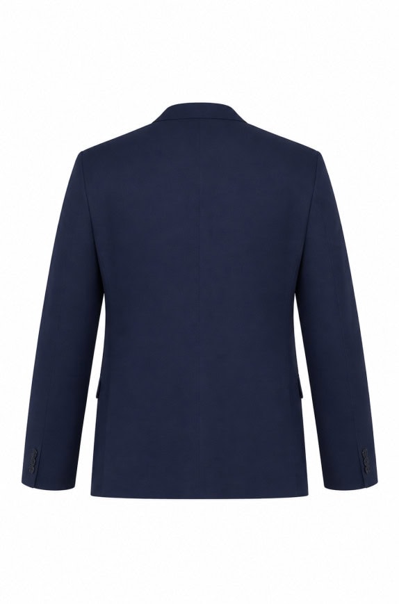 90s FARAMAH BLAZER CLASSIC NAVY MEN PRE OWNED M