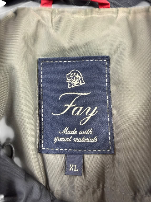 FAY ΜΠΟΥΦΑΝ FIELD JACKET LOGO BUCKLE ΜΑΥΡΟ ΑΝΔΡΙΚΟ XL