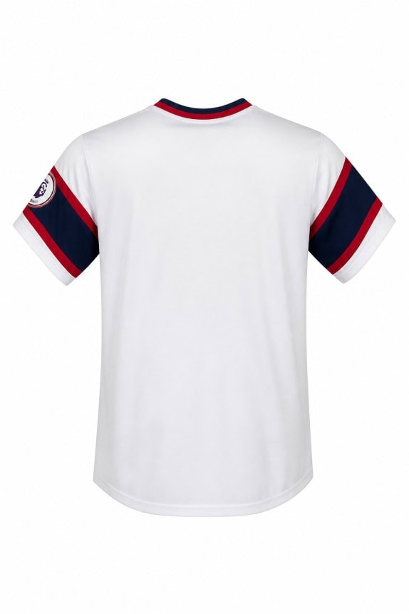 FBK NATIONWORLD FOOTBALL JERSEY ATHLETIC GREY WHITE RED NAVY MEN PRE OWNED XL