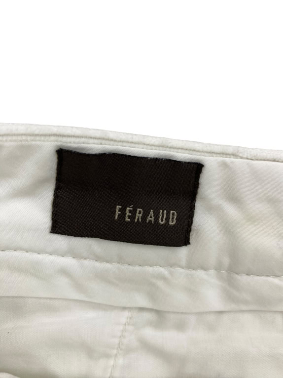 FERAUD ΠΑΝΤΕΛΟΝΙ ΚΟΤΛΕ VINTAGE LOGO ΛΕΥΚΟ ΑΝΔΡΙΚΟ M