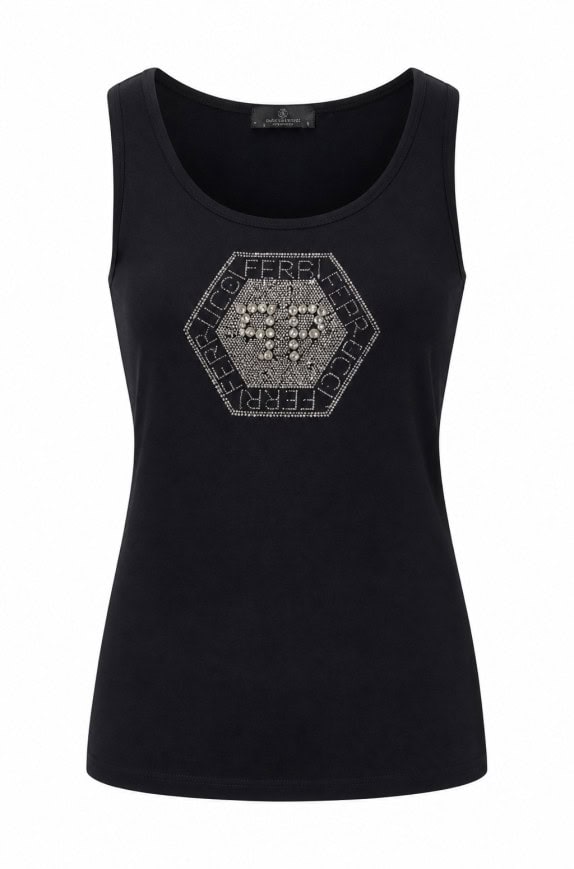 FERRI TOP GRAPHIC ΜΑΥΡΟ ΓΥΝΑΙΚΕΙΟ PRE OWNED S