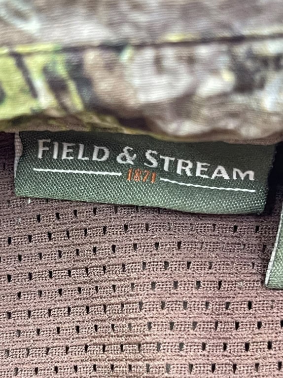 FIELD AND STREAM SHIRT UTILITY CAMO OLIVE MENS PRE OWNED XL