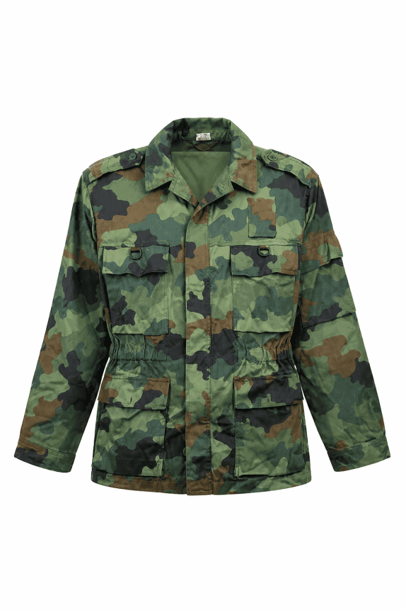 GIACCA MILITARE UTILITY CAMOUFLAGE VERDE UNISEX PRE OWNED M