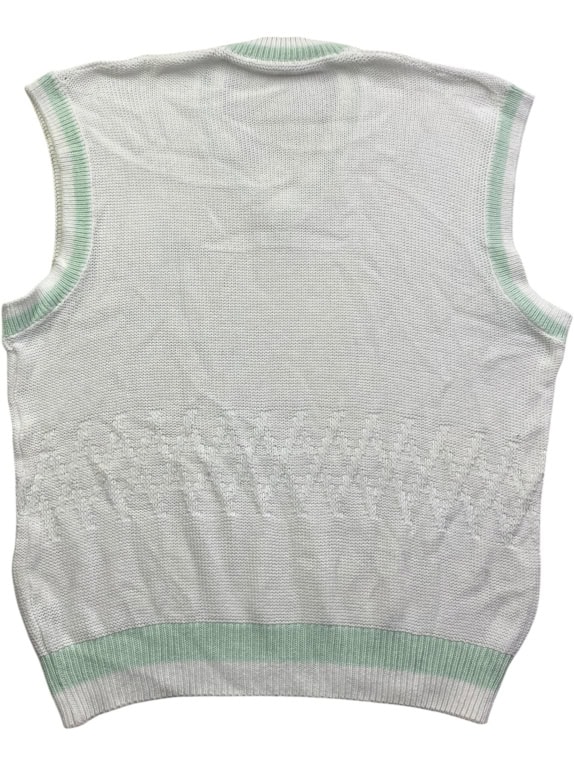 FILA ΑΜΑΝΙΚΟ ΠΛΕΚΟ VEST VINTAGE ΛΟΓΟΤΥΠΟ ΛΕΥΚΟ/ΠΡΑΣΙΝΟ ΑΝΔΡΙΚΟ L