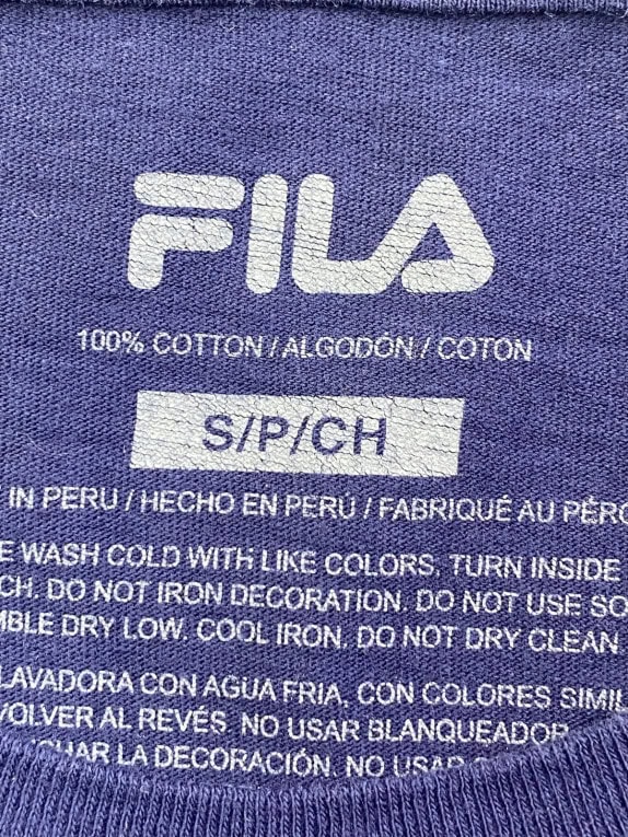 FILA GRAPHIC TEE SPORTSWEAR NAVY ΑΝΤΡΙΚΟ PRE OWNED