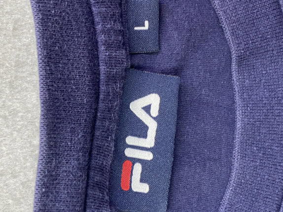 FILA GRAPHIC TEE SPORTSWEAR NAVY ΑΝΤΡΙΚΟ PRE OWNED L