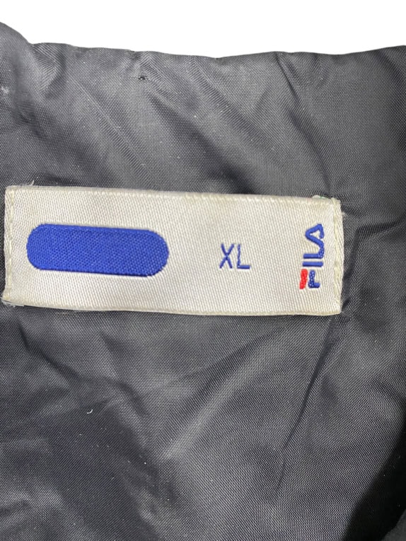 FILA ΜΠΟΥΦΑΝ PUFFER CASUAL LOGO ΜΑΥΡΟ ΓΥΝΑΙΚΕΙΟ XL