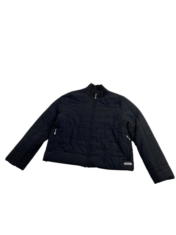 FILA ΜΠΟΥΦΑΝ PUFFER CASUAL LOGO ΜΑΥΡΟ ΓΥΝΑΙΚΕΙΟ XL